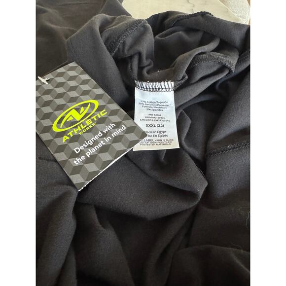 Athletic Works Women's Plus Core Knit Capri NWT XXXL 22 Black Soot - Picture 6 of 12